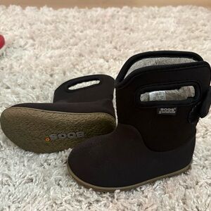 Bogs Kids Black Waterproof Boots